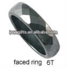 2012 nouveaux anneaux en forme de nouilles coupées en hématite